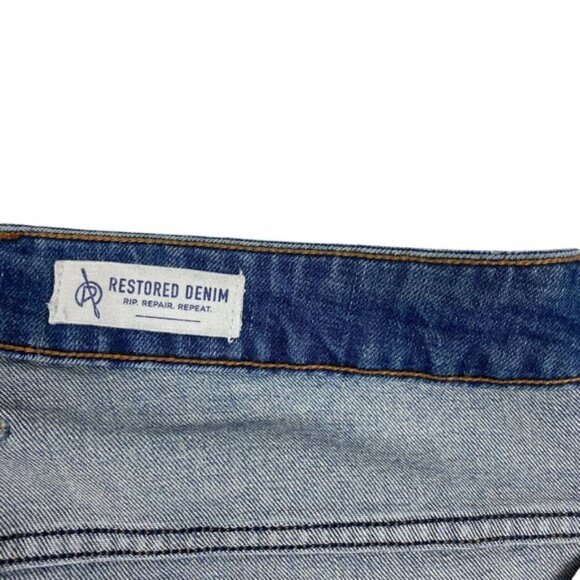 G Star Raw Men's Blue Revend Straight Restored Distressed Denim Jeans US 38 X 34 - Picture 7 of 16